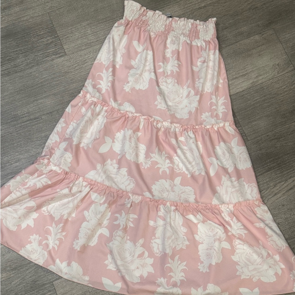 Floral Pink Skirt